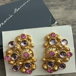 Vtg Barrera for Avon Marbella earrings